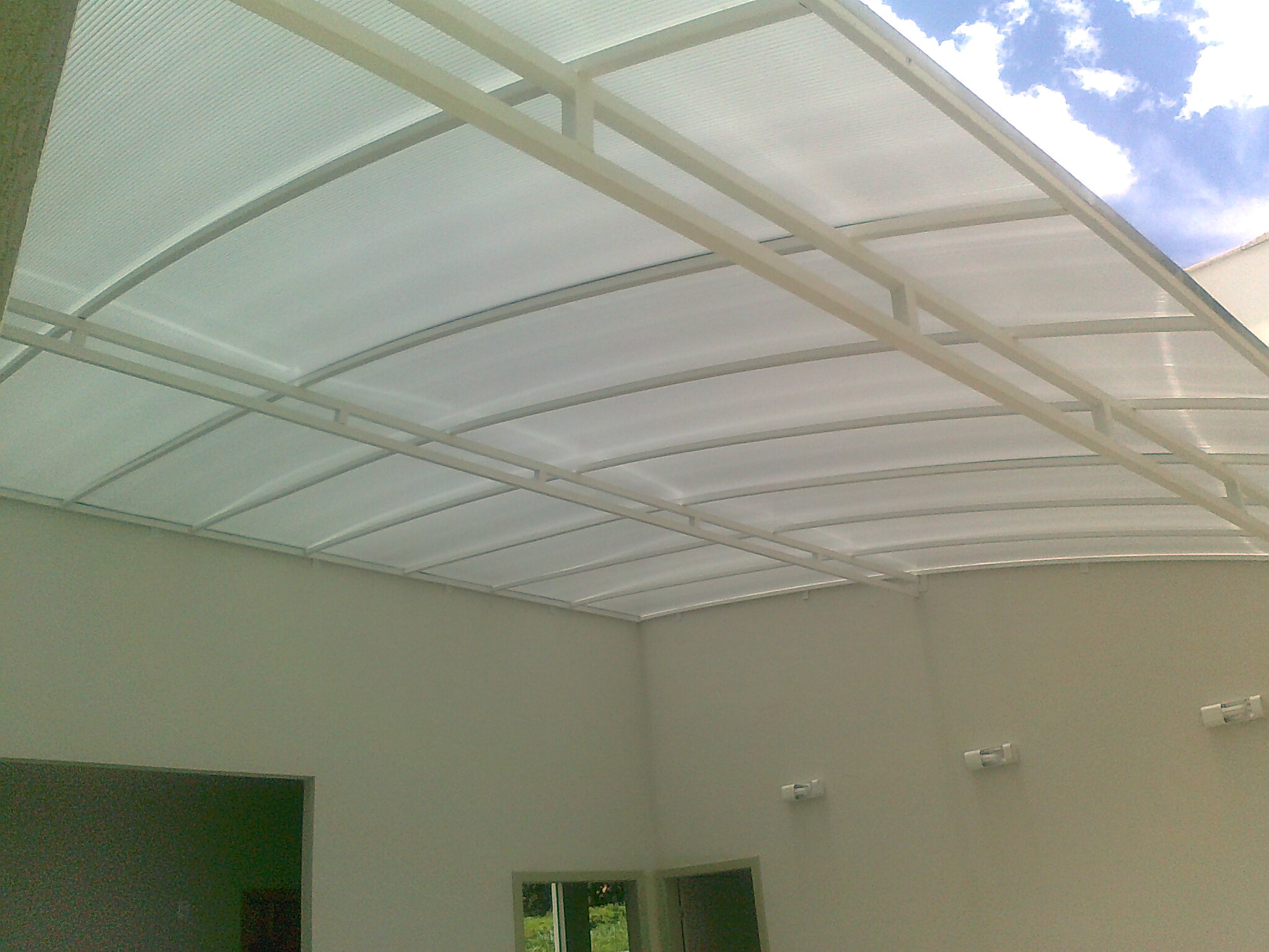 Teto Gold - Toldo fixo policarbonato Alveolar