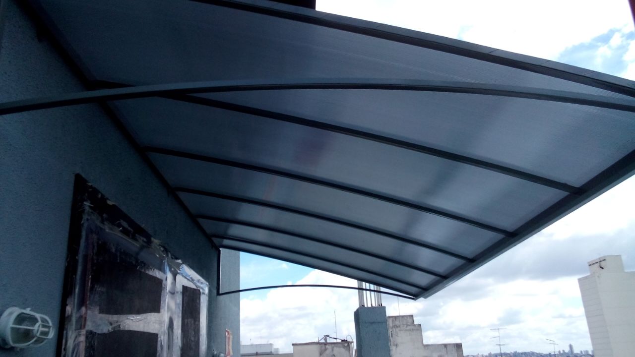 Teto Gold - Toldo fixo policarbonato Alveolar