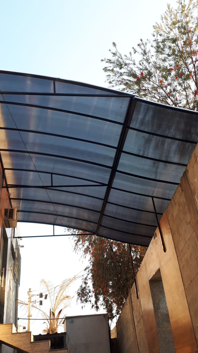 Teto Gold - Toldo fixo policarbonato Alveolar