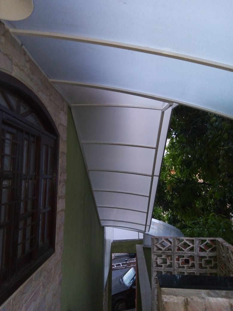 Teto Gold - Toldo fixo policarbonato Alveolar