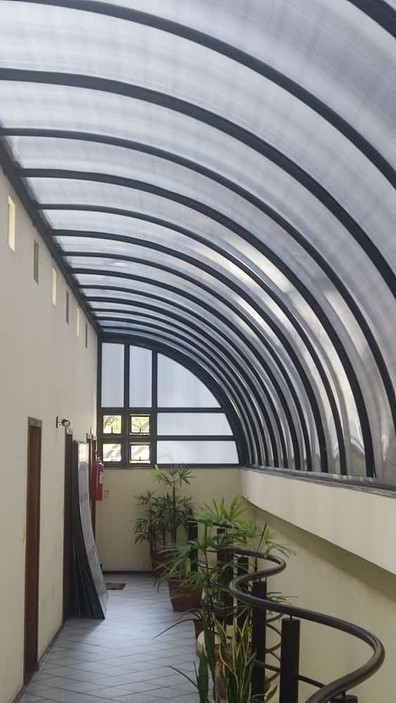 Teto Gold - Toldo fixo policarbonato Alveolar
